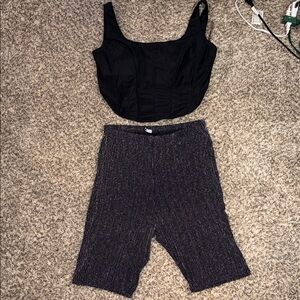 3X SPARKLING Striped Shorts